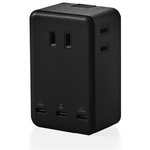 電源タップ　コンセント×３　Ｃ×３　ブラック