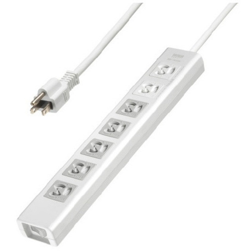 集中スイッチ抜け止めタップ（３Ｐ・７個口・５ｍ）