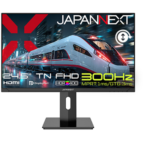 ゲーミングディスプレイ　２４．５型／１９２０&times;１０８０／ブラック　ＪＮ－Ｔ２４５Ｇ３００Ｆ－ＨＳＰ　■２営業日内届