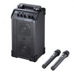 ワイヤレスマイク付き拡声器スピーカー（最大４０Ｗ）　ＭＭ－ＳＰＡＭＰ２１　■お取り寄せ品