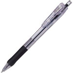 ノック式　タプリクリップボールペン　０．５ｍｍ　黒