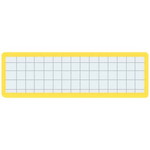 マグネット見出し　カード寸法１９×７５ｍｍ黄