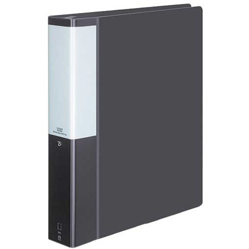 クリヤーＢポジティ替紙式濃灰Ａ４縦背幅５３ｍｍ