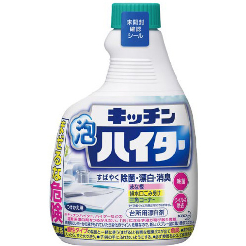 キッチン泡ハイタースプレー　付替用４００ｍｌ×１２