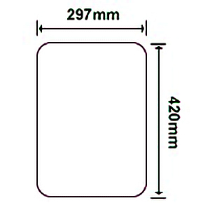 東芝テック エコクリスタル耐水紙 A3 角丸付き 250枚入り TWD400A－A3G