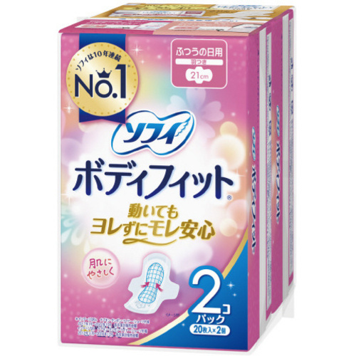 ソフィボディフィット羽つき２０枚&times;２