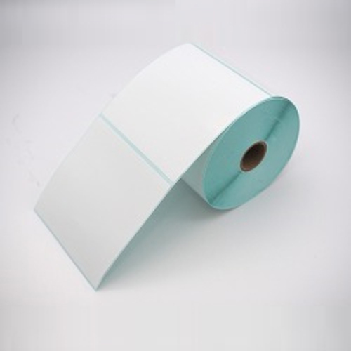 熱転写用アート紙／無地ラベル／幅１００ｍｍ&times;長さ１００ｍｍ／ラベルピッチ３ｍｍ／１巻６５０枚／１０巻入り　■お取り寄せ品