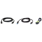 １．８Ｍ　ＵＳＢ　ＤｉｓｐｌａｙＰｏｒｔ　ＫＶＭケーブルキット　２Ｌ－７Ｄ０２ＵＤＰＸ３　■お取り寄せ品