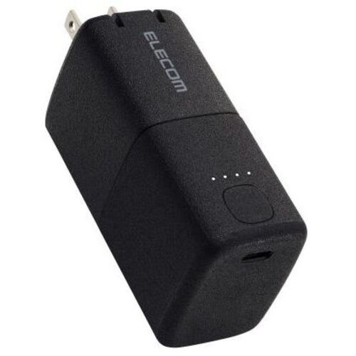 モバイルバッテリー／ＡＣ一体／ＵＳＢ　ＰＤ／３０Ｗ／ブラック　ＤＥ－ＡＣ０９－５０００ＢＫ　■２営業日内届