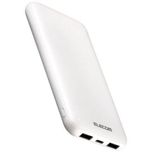 モバイルバッテリー／１５Ｗ／１００００ｍＡｈ／ホワイト　ＤＥ－Ｃ６６－１００００ＷＨ　■お取り寄せ品