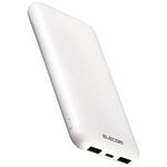 モバイルバッテリー／１５Ｗ／１００００ｍＡｈ／ホワイト　ＤＥ－Ｃ６６－１００００ＷＨ　■お取り寄せ品