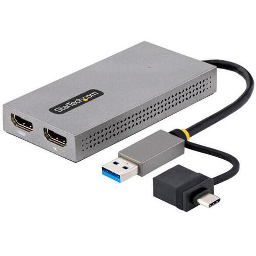 ディスプレイアダプター／ＵＳＢ－Ｃ＆ＵＳＢ－Ａ接続／デュアル　１０７Ｂ－ＵＳＢ－ＨＤＭＩ　■お取り寄せ品