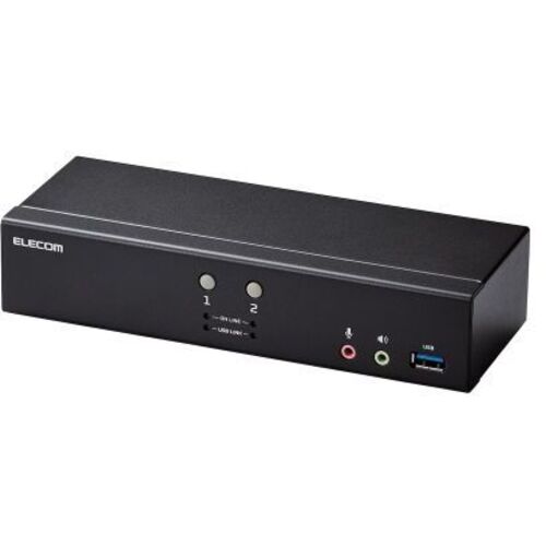 パソコン切替器（ＫＶＭ）／ＤｉｓｐｌａｙＰｏｒｔ／２ポート　ＫＶＭ－ＮＤＵＳ２　■お取り寄せ品