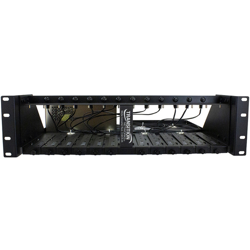 １２スロット　単体型メディア・コンバータ　ラック　Ｅ－ＭＣＲ－０５－ＪＰ　■お取り寄せ品