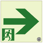 誘導標識　右矢印縦　ＴＰＳＮ９４１　【お取り寄せ品】９営業日以内届