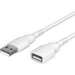 ＵＳＢ延長ケーブル／Ａオス－Ａメス／２ｍ／ホワイト　ＯＷＬ－ＣＢＫＥ２０－ＷＨ　■お取り寄せ品