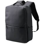 バックパック／スクエアバッグ／１５．６ｉｎｃｈ／大容量／１９Ｌ／撥水加工／ブラック　■お取り寄せ品