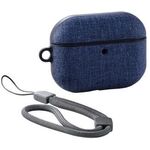 ＡｉｒＰｏｄｓ　Ｐｒｏ　３対応ファブリックケース／ストラップ付／ネイビー　ＡＶＡ－ＡＰ０７ＣＣＮＶ　■お取り寄せ品