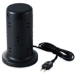 タワー型　電源タップ　ＡＣ&times;１２個口＋Ａ&times;５　２ｍ