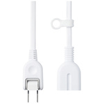 エレコム　延長コード　２ピン　２ｍ　ホワイト