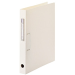 Ｄ型リングファイル＜ツイスト＞Ａ４　ホワイト　【お取り寄せ品】６営業日以内届