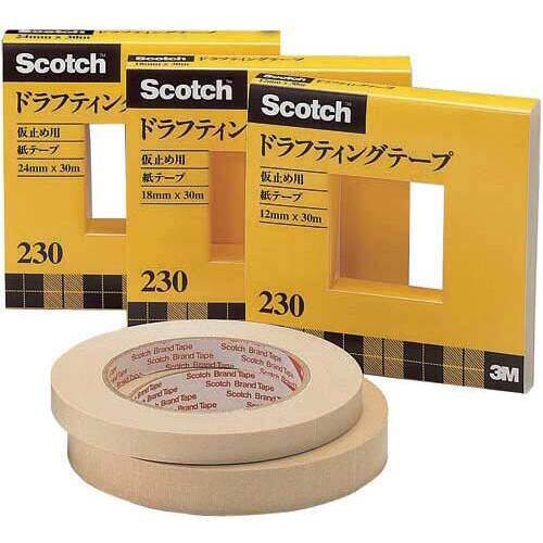 ドラフティングテープ大巻１２ｍｍ&times;３０ｍ　５巻