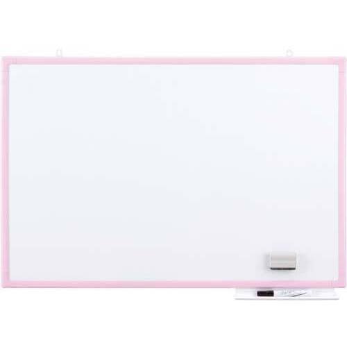 樹脂枠ホワイトボード ピンク枠６００ ９００ｍｍ イー クイックス インターネットショップ