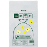 取り出しやすい低密度厚手ゴミ袋詰替用透明４５Ｌ