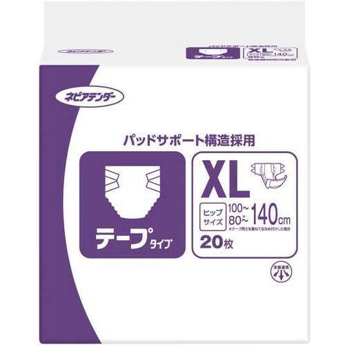 ネピアテンダー　テープタイプ　ＸＬ　２０枚入&times;３