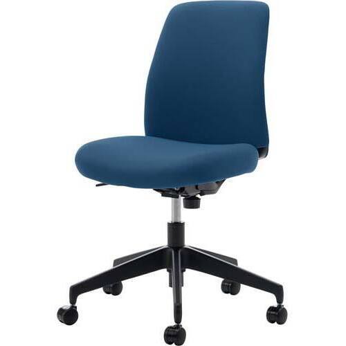 【超ＳＡＬＥ対象品】オプティローチェア　背座ネイビー　脚ブラック　【お取り寄せ品】８営業日以内届