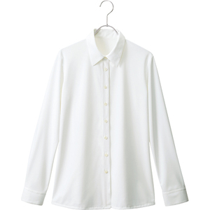 ホワイト長袖ブラウス　１１号　ＡＲ１４０２－１