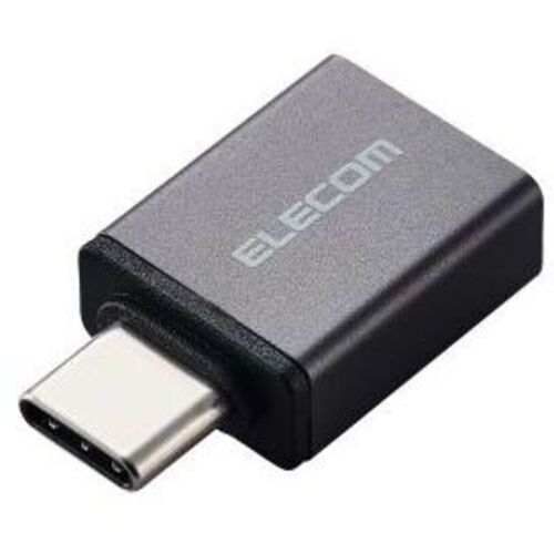 Ｔｙｐｅ－Ｃ変換アダプタ／ＵＳＢ２．０／４８０Ｍｂｐｓ／ブラック　Ｍ－ＡＦＣＭＡＤＢＫ　■お取り寄せ品