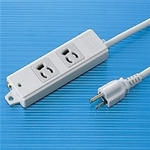 工事物件タップ（３Ｐ・２個口・３ｍ）　ＴＡＰ－ＫＥ２－３　■お取り寄せ品