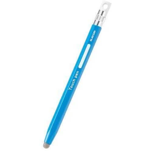 タッチペン／六角鉛筆型／導電繊維タイプ／ブルー　Ｐ－ＴＰＥＮＳＥＢＵ　■お取り寄せ品