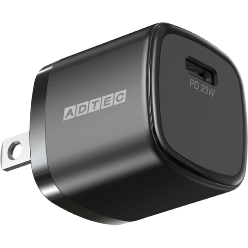 Ｐｏｗｅｒ　Ｄｅｌｉｖｅｒｙ対応　ＡＣ充電器／２０Ｗ／ＵＳＢ　Ｔｙｐｅ－Ｃ　１ポート／ブラック　■お取り寄せ品