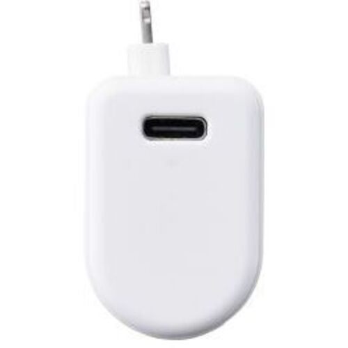 モバイルバッテリー／直挿し／１２Ｗ／Ｌｉｇｈｔｎｉｎｇ／ホワイト　ＤＥ－Ｃ５８Ｌ－５０００ＷＨ　■お取り寄せ品