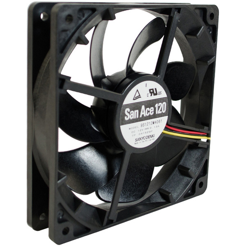 山洋電気製　ＰＣケース用冷却ファン　１２０ｍｍ　低振動タイプ　ＳＦ１２－Ｓ５　■お取り寄せ品