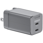 ＰＤ対応　ＡＣ充電器／ＧａＮ／６５Ｗ／ＵＳＢ　Ｔｙｐｅ－Ｃ　２ポート／ブラック　■お取り寄せ品