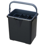 仕切付きバケツ２　グレー