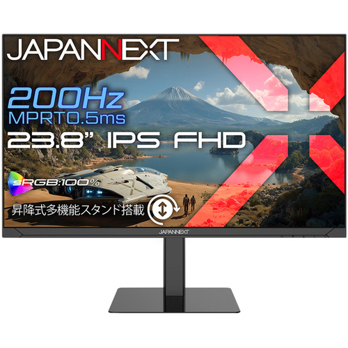 ゲーミングディスプレイ　２３．８型／１９２０&times;１０８０／ブラック　ＪＮ－ＩＰＳ２３８Ｇ２００Ｆ２－ＨＳＰ　■２営業日内届