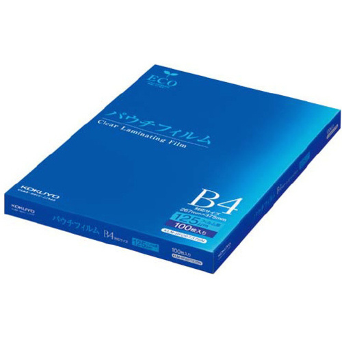 再生パウチフィルム　１２５&mu;　Ｂ４　１００枚入