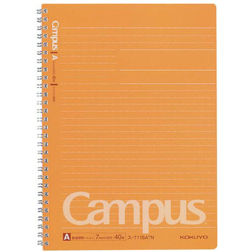キャンパスリングセミＢ５（ドット罫）　Ａ罫　４０枚