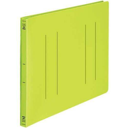 フラットファイル＜ＰＰ＞　Ｂ４横　黄緑　１０冊