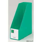 ＧボックスＰＰ　Ａ４縦　収納幅１００ｍｍ　緑