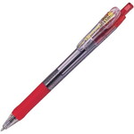 ノック式タプリクリップボールペン１．０ｍｍ赤１０本