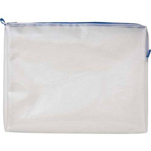 カウネット メッシュケースマチ付A4 245×326mm青3枚 4217－5780