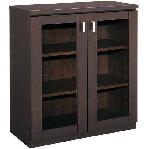 マネージメントＳ３５０サイドキャビネットガラス扉　【組立サービス付】