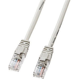 エンハンスドカテゴリ５ＬＡＮケーブル（１０ｍ・ライトグレー）　ＬＫＢ５Ｙ－１０Ｎ　■お取り寄せ品