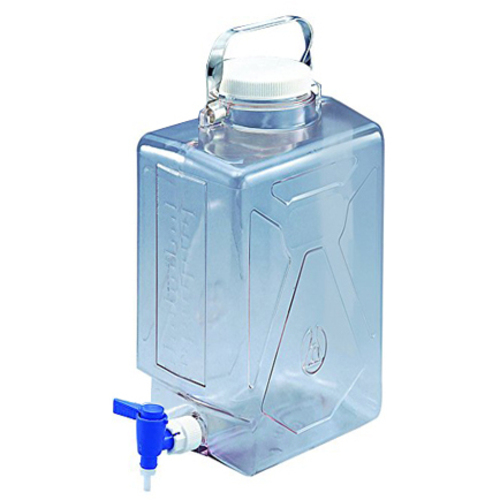 ナルゲン透明活栓付角型瓶２３２２　９Ｌ　２３２２－００２０