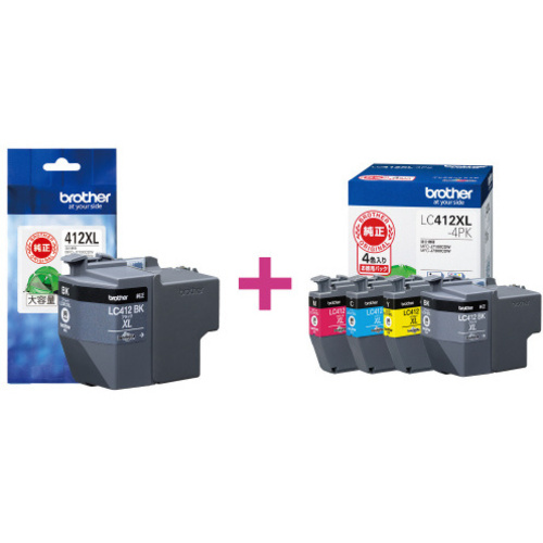 ＬＣ４１２ＸＬＢＫ＋ＬＣ４１２ＸＬ－４ＰＫ
